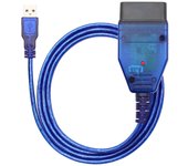 Escáner de ECU para Fiat VAG KKL 409.1 OBD2 FT232RQCable de diagnóstico