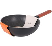 Quttin - Sartén Wok 24cm Aluminio Forjado Colección Doha - Antiadherente y Ergonómica - Apta para Todas las Cocinas
