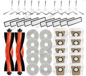 Compatible For Xiaomi Robot Vacuum X20+ / X20 Plus Replacement Parts Accessories Main Side Brush Hepa Filter Mop Cloth Dust Bag