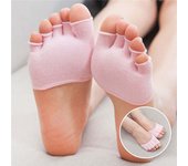 1 Pair Breathable Cotton Five Finger Toe Socks Elastic Bunion Sleeve Protector  Foot Toe Corrector Foot Care Tools