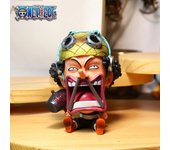 8cm Anime Figure One Piece Monkey D Luffy Roronoa Zoro Kawaii Toys Q Figural Nendoroid Car Decoration PVC Model Gift