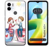 Funda Silicona para Xiaomi Redmi A1 Plus diseño Café Dibujos