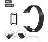 Metal Strap For Huawei Band 6 7 Band With TPU Case Screen Protector Soft Film Honor 6 Bracelet Milanese Magnetic Loop Watchband