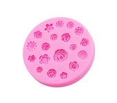DIY rose flower Sunflowers Chrysanthemums Keychain Earrings Silicone Mold Clay epoxy resin Accessories Mould Chocolate Molds