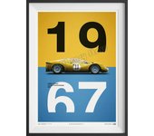 24 Hours Of Le Mans World Resistance Race Classic Car Retro Poster Wall Art Pictures Canvas Painting Modern Home Room Decor