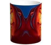 Taza El rey Leon. Hakuna Matata. Simba. Nala. Scar. Mufasa. Timon. Pumba. Zazu