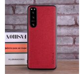 Textile Leather Case for Sony Xperia 1 IV 5 IV 10 IV soft TPU with back hard PC material protection cover