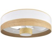 Ventilador de techo fabrilamp,motor Dc 24w,mando incluido,modelo Olga 3 Aspas 6 Vel. 2390lm 3 Colores, Remoto,memoria,temporizador 70d