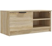 vidaXL Mueble de TV madera contrachapada 80x35x36,5 cm, Mueble de Salon, Mueble TV, Mueble TV salon, Mesa de TV, Mueble tele