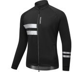 WOSAWE Winter Bike Jacket Men's Cycling Jacket Waterproof Windproof Thermal Fleece Biker Jersey MTB Road Bike Hiking Jacket