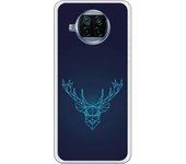 Funda compatible con Xiaomi Mi 10T Lite - Be Unique Funda Gel reno azul geométrico
