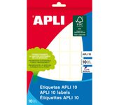 Apli etiquetas 10 blancas 16.0 x 22.0mm 10 hojas
