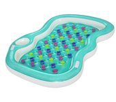 Bestway Colchoneta Doble Hinchable Vasos con Nevera 224x174 cm Playa y Piscina 43045