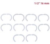 10pc Solar Stainless Steel Corrugated Pipe Segment Rings DN16 DN20 DN25 DN32 Solar Corrugated Pipe Special Circlip Solar Parts