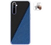 Tumundosmartphone Funda Gel Tpu para Realme 6 diseño Cuero 02 Dibujos