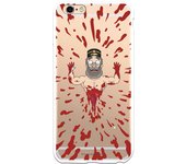 Funda original compatible con iPhone 6 Plus o 6S Plus con un diseño de Rick y Morty Blood Pattern