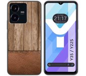 Funda Silicona para Vivo Y35 / Y22s diseño Madera 09 Dibujos