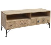 Signes Grimalt By SIGRIS Mueble TV Marrón de Madera de deriva 50*41*131cm 25348