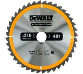 Dewalt DT1953-QZ - Hoja para construcción 216x30mm 40D