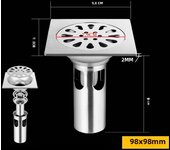 Stainless Steel Floor Drains Anti-odor Drainer Shower Strainer Cover Washing Machine Ground Leakage Kitchen Bathroom Hardware
