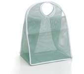 Cesta de lavandería, bolsa de lavandería de nailon plegable, cesto para ropa sucia, cesto de lavandería portátil, bolsa de transporte de supermercado (rosa)