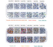 AAAA 4008-6016Pcs Hot Fix Rhinestones Set Crystal Glass Hotfix Rhinestone Applicator Iron-on Strass Rhinestone Heat-fix Tool Gun