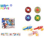 MR POPYE - PEONZAS - SET PEONZAS - INCLUYE 1 MANILLAR Y 2 PEONZAS - COLOR SURTIDO ALEATORIO - IDEAL PARA REGALAR - JUGUETE PARA NIÑOS Y NIÑAS - PRODUCTO OFICIAL - MR POPYE