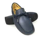 Mocasines con lazo de verano de piel para hombre - Zerimar.
