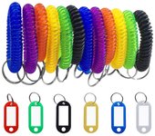12 laveros de pulsera Y 6 etiquetas para Llaves