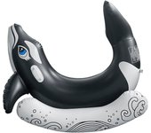 DAM. Sillón flotador infantil hinchable, diseño orca, dispara agua. 72x67x58cm.