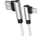 90 Degree Fast Charge USB Cable For iPhone 14 13 12 11 Pro X XS Max 5 SE 6S 7 8 Plus Wire Origin Long 3M Elbow Charger Data Cord