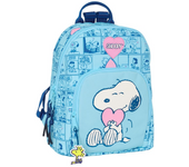 Mini Mochila Snoopy "Love" 25X30X13Cm (Safta 612539846)