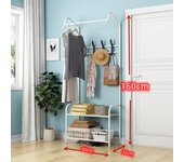 Perchero de pie y Zapatero Pared para Ropa Abrigos Estantería ropa estante zapato armario empotrado organizador  zapato armario empotrado organizador Vestíbulo