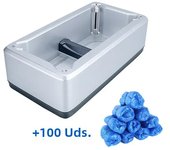 Automatic Shoe Cover Machine Waterproof Disposable Shoes Cover Overshoes Dispenser Portable Hand-Free Machine for Home, Office