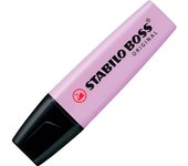 Stabilo boss marcador fluorescente violeta pastel -10u-