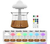 Rain Cloud Night Light humidifier with raining water drop sound and 7 color led light essential oil diffuser aromatherapy