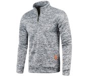 Men Sweatshirts Spring Thicker Pullover Half Zipper Pullover for Male Hoody Outdoor Sweatshir Autumn Solid Color Turtleneck Swea