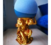 Echo Dot 4th/5th gen. stand - HERCULES STATUE| Desk mount holder for Amazon echo speaker generation 4/5