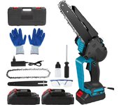motosierra eléctrica recargable de 8 pulgadas, 2000W, 15000RPM, sierra de cadena inalámbrica, herramientas eléctricas de madera para batería Makita de 18V