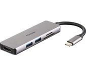 D-Link DUB-M530 Hub 5 en 1 Lector SD/MicroSD/HDMI 4K/USB 3.0