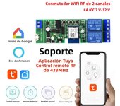 Alexa Smart Switch Tuya Smart Home 1CH 10A Wireless Wifi Switch Relay Module Remote Control Light Switch Alexa Google Home