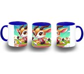 MERCHANDMANIA TAZA COLOR gacela deportista profesion juegos olimpicos color mug