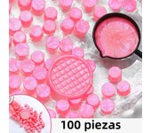 100pcs Aurora Borealis Octagonal Wax Seal Beads,Navy Blue Fiery Paint Wax Grain Glitter Polariser Stamp Sealer Wax for Letter