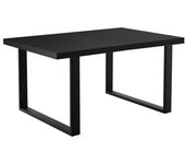 Mesa de café Oswego 100 , Muebles ES, Aglomerado laminado, Negro, 100 x 50 x 50cm