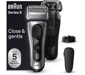 Braun Series 8 8517s afeitadora eléctrica para hombre, con recortadora de precisión, con 4+1 elementos de afeitado, base de carga, afeitadora eléctrica en seco y en mojado