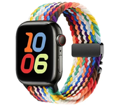 Braided Strap For Apple Watch Band 44mm 40mm 45mm 49mm 41mm 38 buckle Bracelet  iWatch Series se 7 6 8 9 10 Ultra2 Magnetic Band