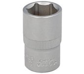 Llave Vaso Wolfpack 1/2 Hexagonal 17mm Cromo Vanadio