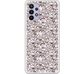Funda original compatible con Samsung Galaxy A32 5G - T&J Patrón blanco y negro