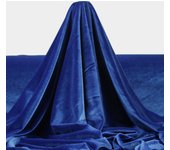 Almacenes Casa Angel TEJIDO TERCIOPELO ELÁSTICO POR METROS COLOR AZUL ,ANCHO 150cm