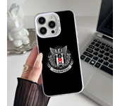 Epc Fashion Besiktas BJK Phone Case IMD Phone Case For IPhone 16 15 14 13 12 11 Pro Max Plus Color Silver Cover